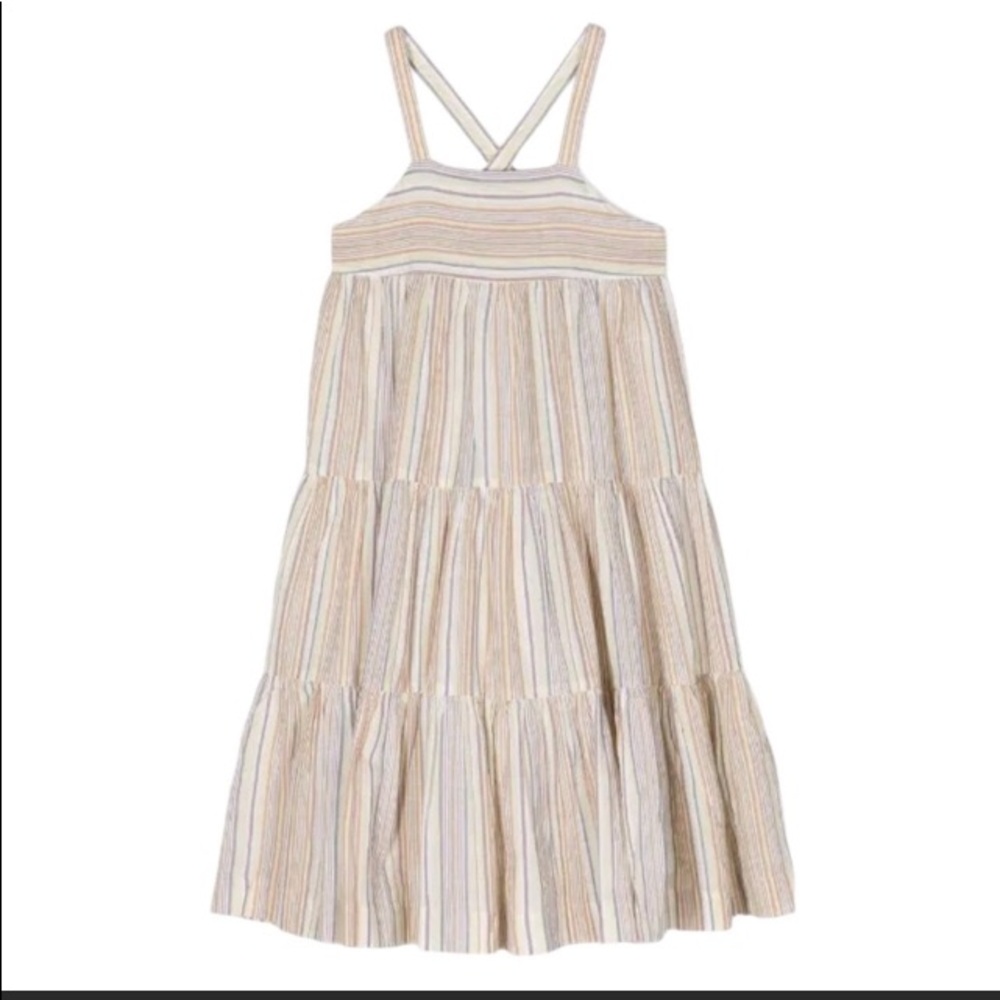 BONPOINT Cora striped sleeveless dress size XS